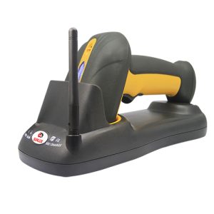 HENEX XL-9529 - DOUCHETTE CODE À BARRE 1D/2D SANS FIL - IP65 - PLUG & PLAY - 600M DISTANCE - 2200MHA - 433MHZ - BLACK