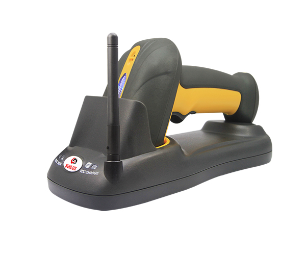 HENEX XL-9529 - DOUCHETTE CODE À BARRE 1D/2D SANS FIL - IP65 - PLUG & PLAY - 600M DISTANCE - 2200MHA - 433MHZ - BLACK