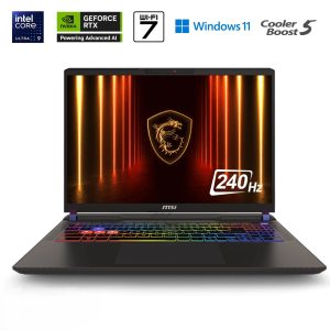 MSI VECTOR 16 HX AI A2XWHG-472FR - INTEL CORE ULTRA 9 275H - 16GO DDR5 - 1TO SSD - 16" QHD 2K 240HZ - RTX 5070 TI 12 GO - BLACK