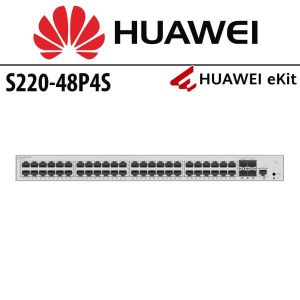 HUAWEI EKIT S220-48P4S - SWITCH MANAGEABLE L2 - 48 PORTS GIGABIT POE+ - 4 PORTS SFP - RACKABLE RACK 1U - 98012379