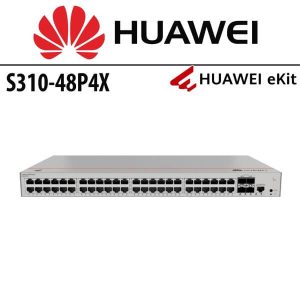 HUAWEI eKIT ENGINE S310-48P4X - SWITCH MANAGEABLE L2+ - 48 PORTS GIGABIT POE+ - 4 PORTS 10GE SFP+ - RACKABLE RACK 1U - 98012385