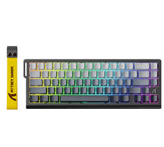ATTACK SHARK X68 HE - CLAVIER GAMING 60% - MAGNETIC SWITCH - HALL EFFECT - RGB - USB - CONTOUR LINE - 8KHZ RAPID TRIGGER - 0.01MM - MOONLIGHT