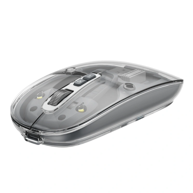 HAVIT MS62WB PRO - SOURIS GAMING SANS FIL - BLUETOOTH + 2.4GHZ - RECHARGEABLE - DPI AJUSTABLE - DESIGN ERGONOMIQUE - WHITE – Image 5