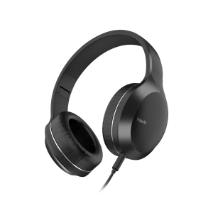 HAVIT H100D - CASQUE FILAIRE - HAUT-PARLEURS 40MM - DESIGN PLIABLE - MICROPHONE INTÉGRÉ - CONFORTABLE - BLACK