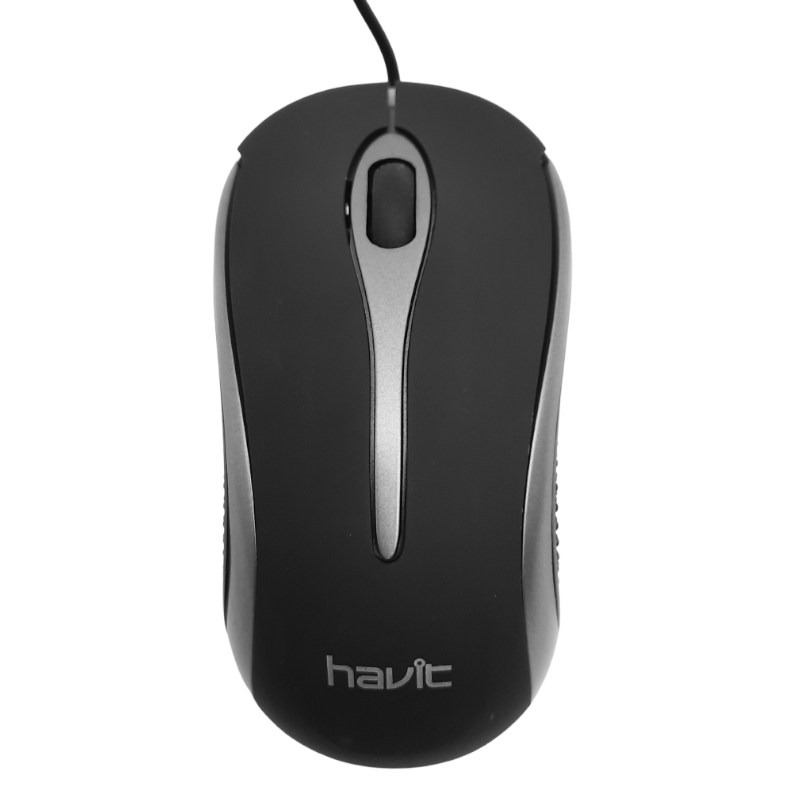 HAVIT HV-MS519 - SOURIS FILAIRE USB - PRÉCISION OPTIQUE - DESIGN ERGONOMIQUE - COMPACTE - BLACK