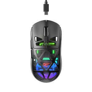 HAVIT MS1044WB BLACK - SOURIS GAMING SANS FIL - 3 MODES DE CONNEXION - RGB PROGRAMMABLE - HAUTE PRÉCISION - ERGONOMIQUE - BLACK