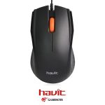 HAVIT MS689 - SOURIS FILAIRE USB - PRÉCISION OPTIQUE - DESIGN ERGONOMIQUE - COMPACTE - BLEU