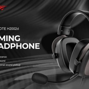 HAVIT GAMENOTE H2002D - CASQUE GAMING FILAIRE 3.5MM - SON STÉRÉO - MICROPHONE FLEXIBLE - RGB - CONFORTABLE - BLACK