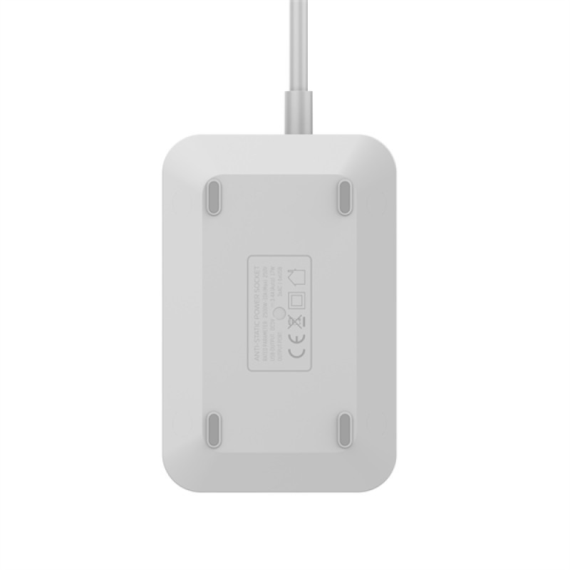 SIYOTEAM LDNIO SE3631 - RALLONGE MULTIPRISE 3 PRISES + 6 PORTS USB - CHARGE RAPIDE - PROTECTION - DESIGN COMPACT - HAVIT - BLACK – Image 3