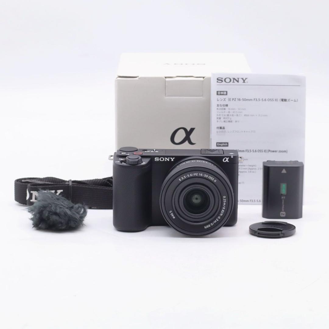 SONY ALPHA ZV-E10 II - APPAREIL PHOTO HYBRIDE 4K - 26 MGPXL - 16-50MM - WIFI - ECRAN TACTILE - BLACK