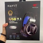 HAVIT H2027U - CASQUE GAMING FILAIRE USB 7.1 - HAUT-PARLEURS 50MM - SON SURROUND - MICROPHONE FLEXIBLE - RGB - BLACK