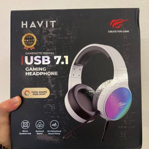 HAVIT H2043U - CASQUE GAMING FILAIRE USB 7.1 - HAUT-PARLEURS 50MM - SON SURROUND - MICROPHONE FLEXIBLE - RGB - BLACK