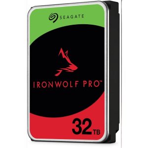 SEAGATE IRONWOLF PRO 32TO - Disque dur interne NAS HDD 3.5" SATA III - 7200 RPM - 512 MO CASH - RED - ST32000NT000