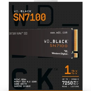 WESTERN DIGITAL SSD WD_BLACK SN7100 1TB NVME GEN4 7250 MB/S TLC 3D NAND