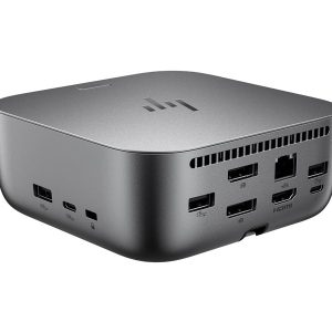 STATION D ACCUEIL HP THUNDERBOLT 4 G6 - 100 W - HDMI 2.1 - 2 X DISPLAYPORT 1.4 - RJ45 2.5 GB - 4 X USB TYPE C 40 GBPS - 2 X USB TYPE A 5 GBPS - NOIR