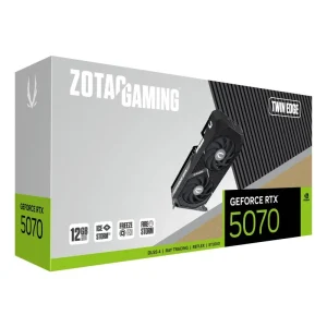 ZOTAC GAMING GEFORCE RTX 5070 TWIN EDGE - 12GB GDDR7 - DLSS 4 - RAY TRACING - REFLEX - BLACK