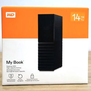 WD MY BOOK 14 TB - DISQUE DUR EXTERNE DESKTOP HDD 3.5" - USB 3.0 - BACKUP HAUTE CAPACITÉ - BLACK