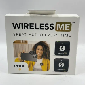RODE WIRELESS ME - MICROPHONE SANS FIL ULTRA-COMPACT - (1RX + 1TX) - 20 KHZ - USB TYPE-C - BLACK