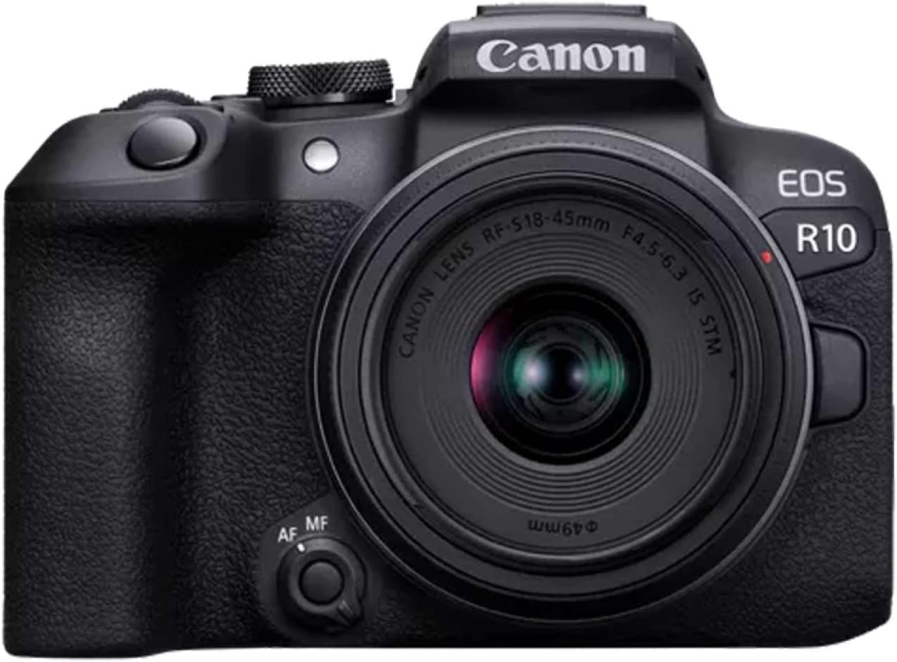 CANON EOS R10 - APPAREIL PHOTO HYBRIDE 4K + OBJECTIF RF-S 18-45mm - F4.5-6.3 IS STM - 24.2 MLPXL - LDC - BLACK – Image 3