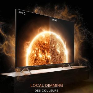 TV IRIS M8020 65"- GOOGLE TV - 4K UHD - MINI LED - ANDROID - BLUETOOTH - DOLBY AUDIO - EYE CARE - 120Hz HSR - HDMI 2.1 - BLACK